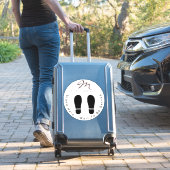 Sticker Spa de Parties scintillant violet tendance Attende (Valise Insitu)