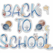 Sticker Space, back to school (Devant)