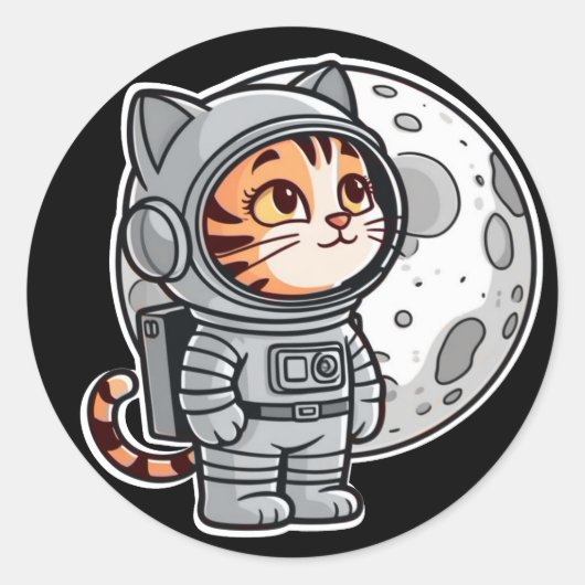 Sticker Space Kitty (Devant)