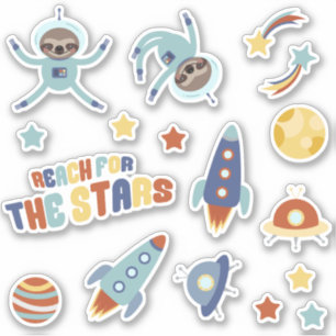 Sticker Space Slots Stars Planètes Enfants