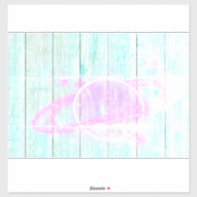 Spaced Out Custom Cut 14x14 Window Cling