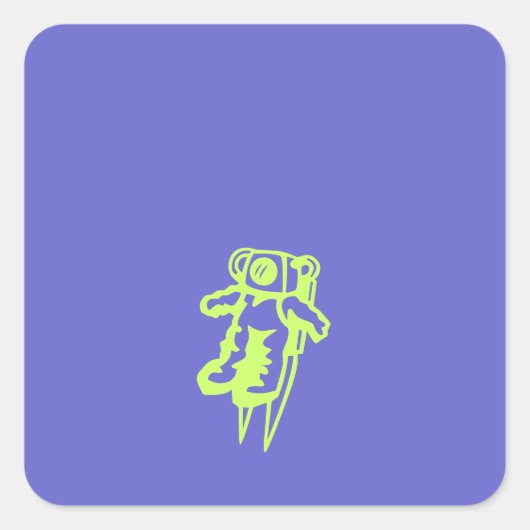 Sticker Spaceman (Devant)