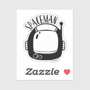 Sticker Spaceman Vintage
