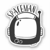Sticker Spaceman Vintage (Recto)