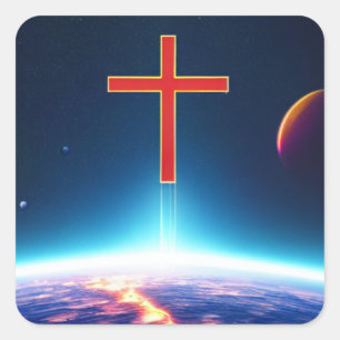 Sticker Spacescape de la Croix Rouge