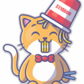 Sticker Spaghetti mangeur de chats (Devant)