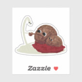 Sticker Spaghetti Rencontre Balle (Feuille)