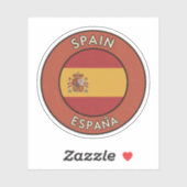 Sticker Spain (Feuille)