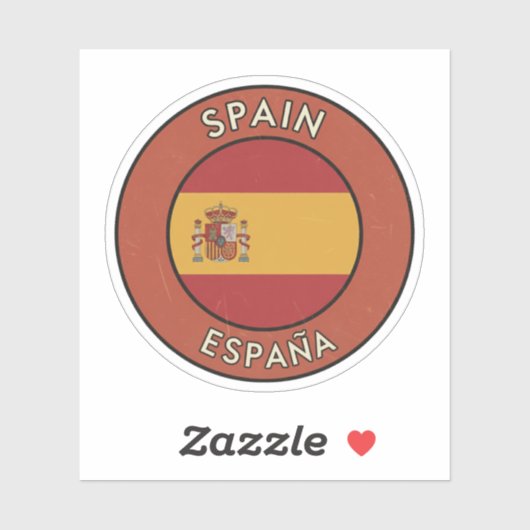 Sticker Spain (Feuille)