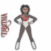 Sticker Spark Blanc Pur Danseuse #2 (Devant)