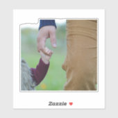 Sticker spécial fête des pères en vinyle coupé sur (Feuille)