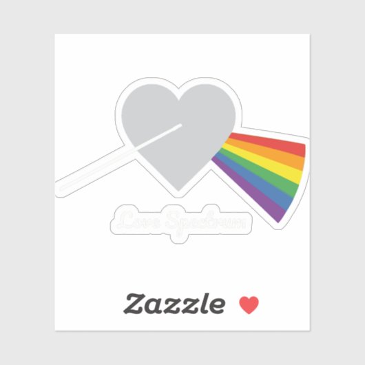 Sticker Spectre de l'amour (Feuille)