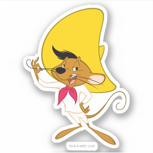 Sticker SPEEDY GONZALES™ Mustache (Devant)