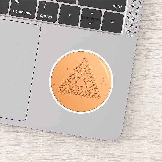 Sticker spel Dalgona meerdere driehoek (Detail)