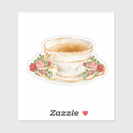 Sticker Spellbound Romance Teacup (Feuille)