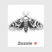 Sticker Sphinx à tête de mort (Feuille)
