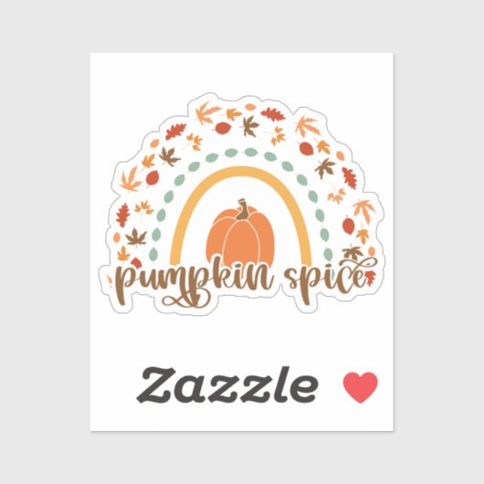 Sticker Spice de Pumkin (Feuille)