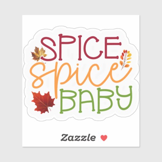 Sticker Spice Spice Baby (Feuille)