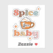 Sticker Spice Spice Baby Citrouille Spice Latte (Feuille)