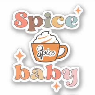 Sticker Spice Spice Baby Citrouille Spice Latte