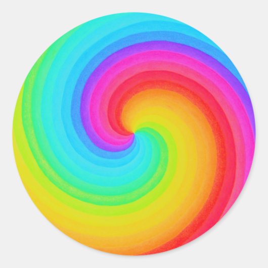 Sticker Spiral Rainbow de Hope (Devant)