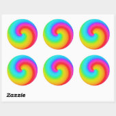 Sticker Spiral Rainbow de Hope (Feuille)