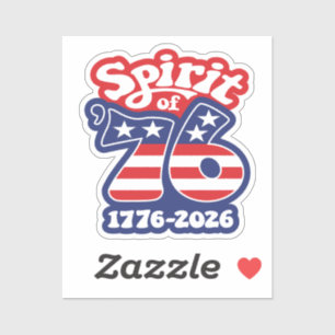 Sticker Spirit of 76 - Super USA 250 - 1776-2026