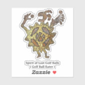 Sticker Spirit of Lost Golf Balls (Feuille)