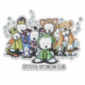 Sticker Spiteful Optimism Club Decal (Devant)