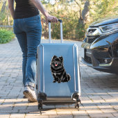 Sticker Spitz japonais noir (Valise Insitu)