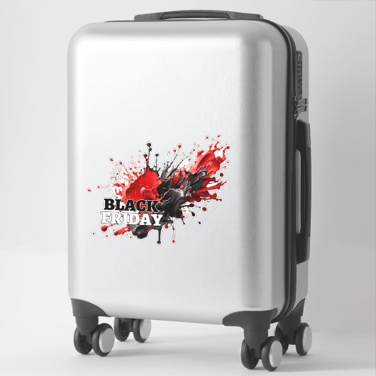 Sticker Splash Black Friday (Sur valise)