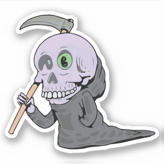 Sticker Spooky Halloween design (Devant)