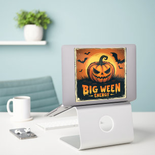 Sticker "Spooky Halloween Energy Drink   Big Ween Vintage 