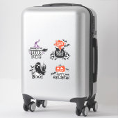 Sticker Spooky & Sweet Phrase and Icon Collection (Sur valise)