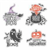 Sticker Spooky & Sweet Phrase and Icon Collection (Devant)
