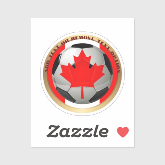 Sticker Sport Canada Soccer Ball (Feuille)