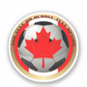 Sticker Sport Canada Soccer Ball (Recto)