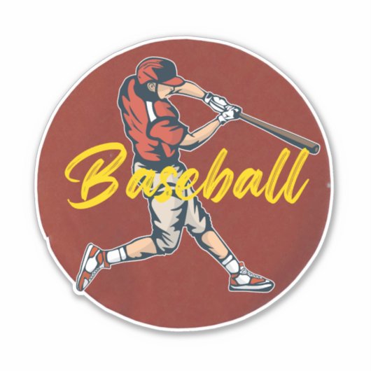 Sticker Sport de baseball (Devant)