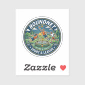 Sticker Sport de roundnet (Feuille)