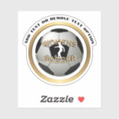 Sticker Sports de football féminin (Feuille)
