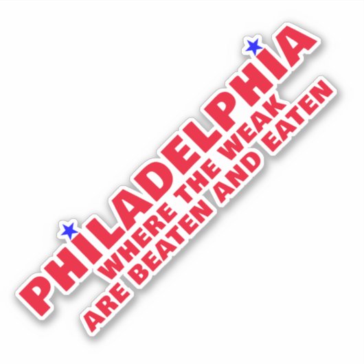 STICKER SPORTS PHILADELPHIQUES (Devant)