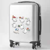 Sticker Sporty Spectral Fun mignon Ghost Pack (Sur valise)