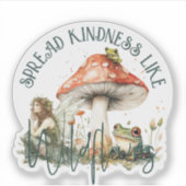 Sticker Spread Kindness Like Fleur sauvage Fairy (Devant)