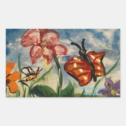 Sticker Spring Origineel KUNSTWERK (Voorkant)