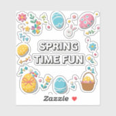 Sticker Spring Time Easter | Pascua Primavera (Feuille)
