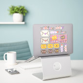 Sticker Spring With Love Envelopes and Hearts (Ordinateur portable sur le bureau)