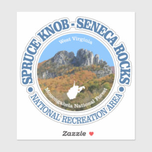Sticker Spruce Knob - Seneca Rocks NRA