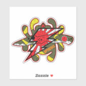 Sticker Spyderco couteaux Kamikaze Zero (Feuille)