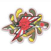 Sticker Spyderco couteaux Kamikaze Zero (Devant)