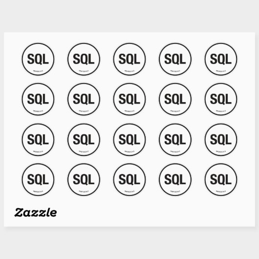 Sticker SQL (Feuille)